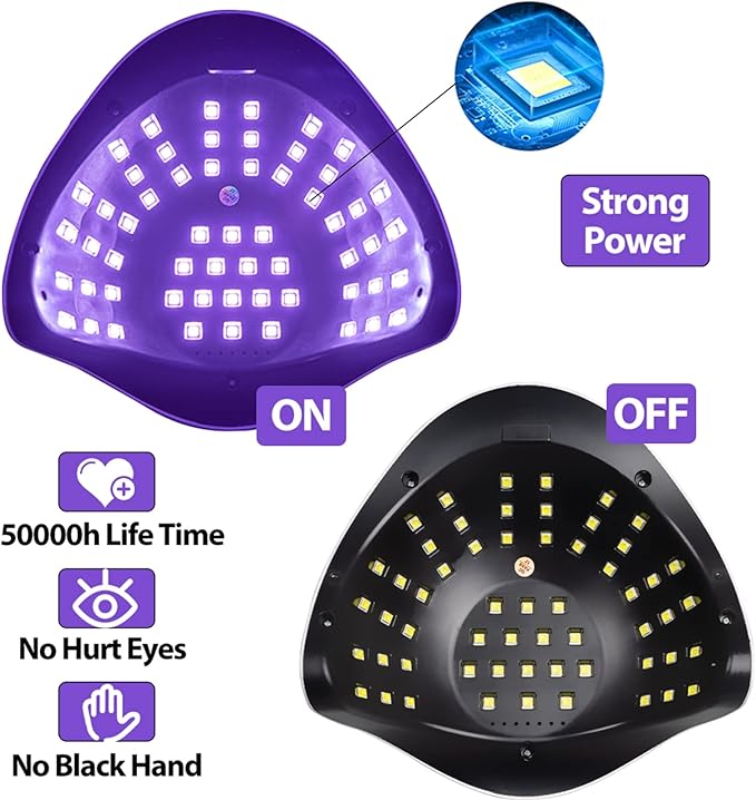 X7 MAX UV LED PROFESSIONAL NAIL LAMP 180W 4