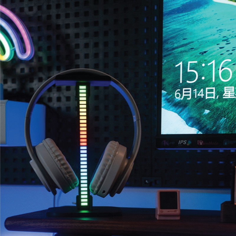 RGB GAMING HEADSET HOLDER STAND T12