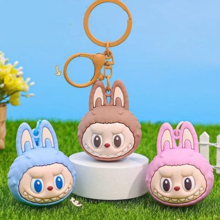 KEYCHAIN COLORFUL LABUBU SMALL HEAD COLLECTION 2