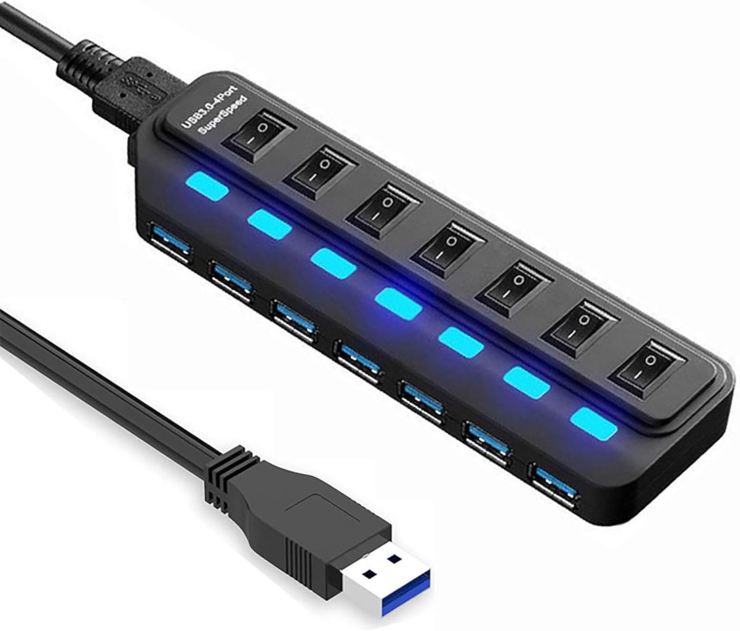 USB HUB 7 PORTS 3.0 WITH ADAPTER 3