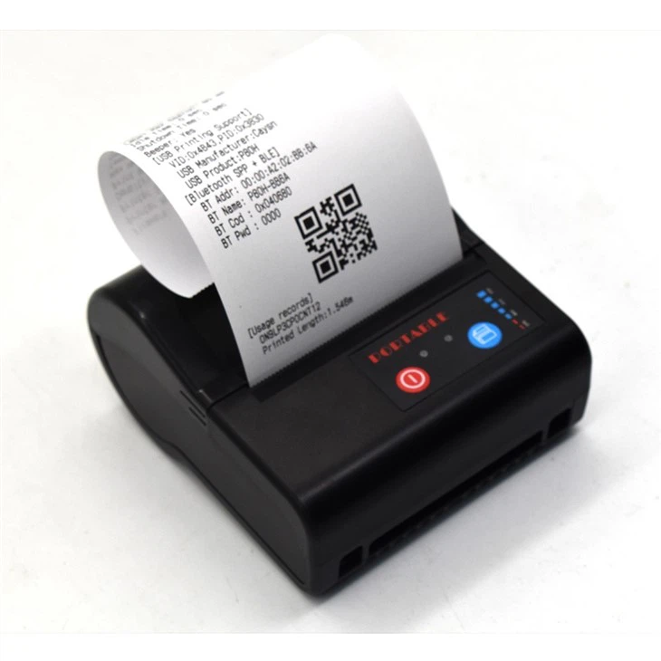 Thermal Receipt & Label Bluetooth Printer 80MM Portable P80H