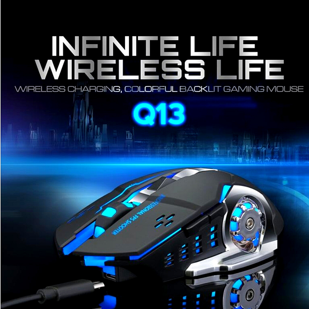 Q13 WIRELESS GAMING MOUSE RECHARGEABLE