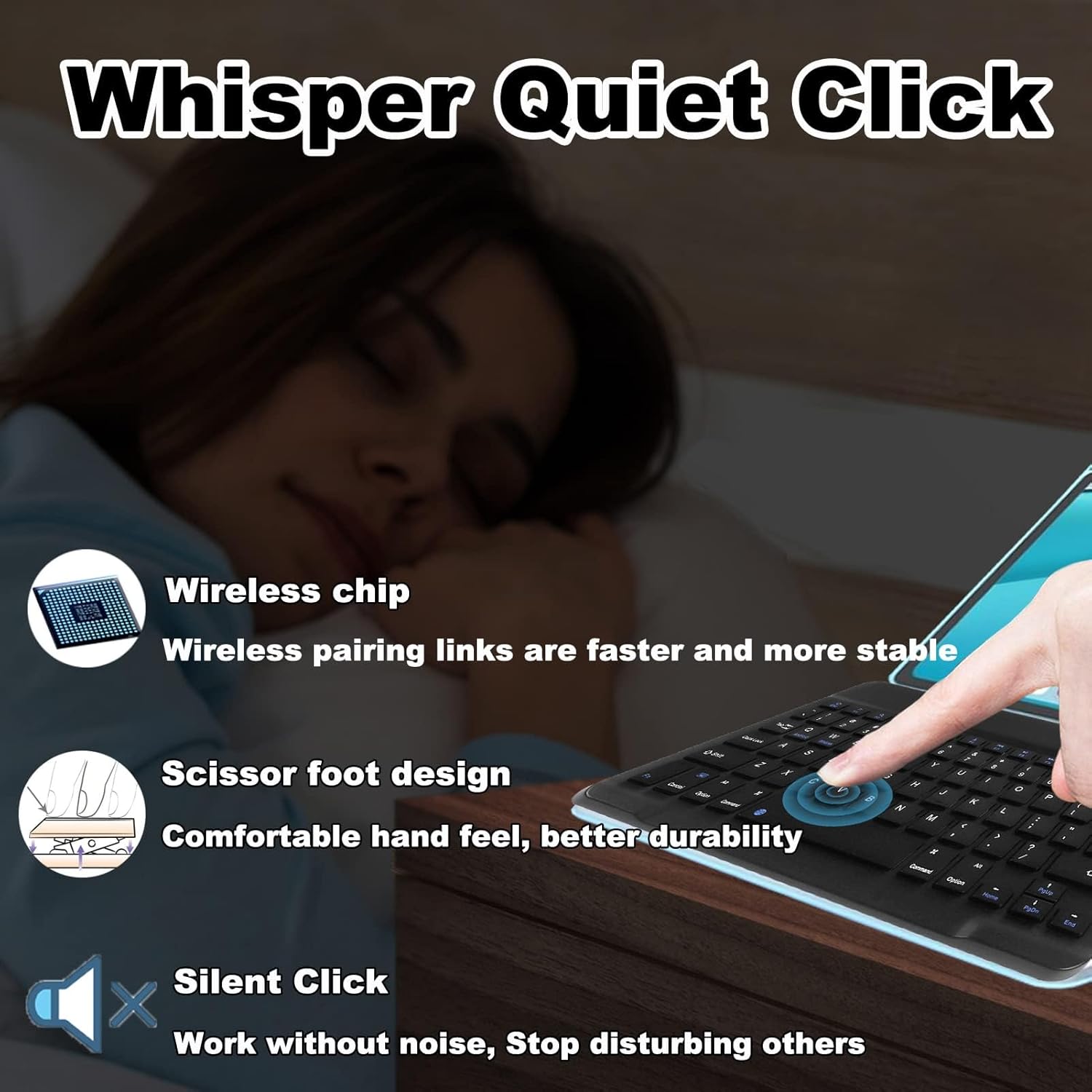 78-Key Wireless Keyboard and Mouse Combo 6
