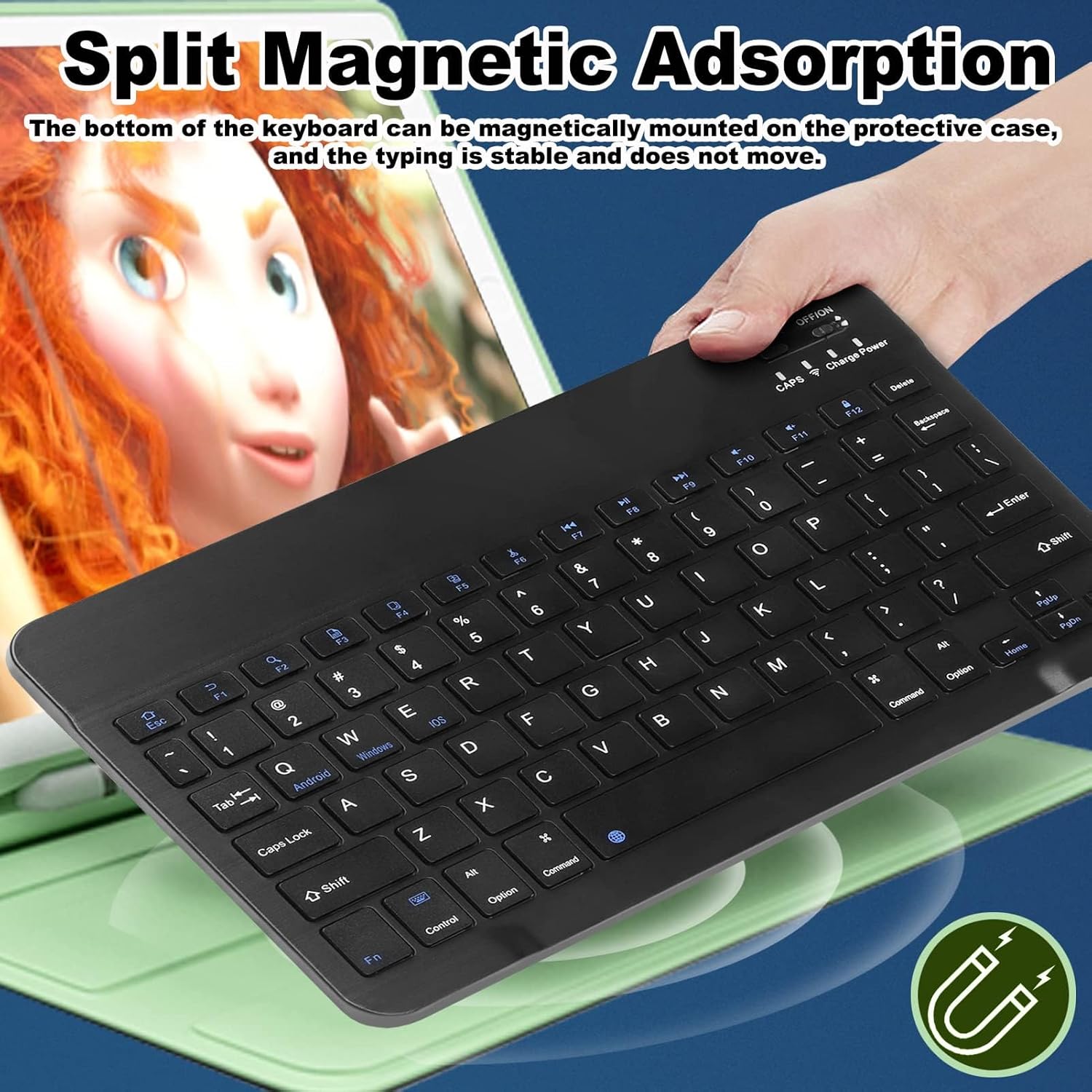 78-Key Wireless Keyboard and Mouse Combo 2