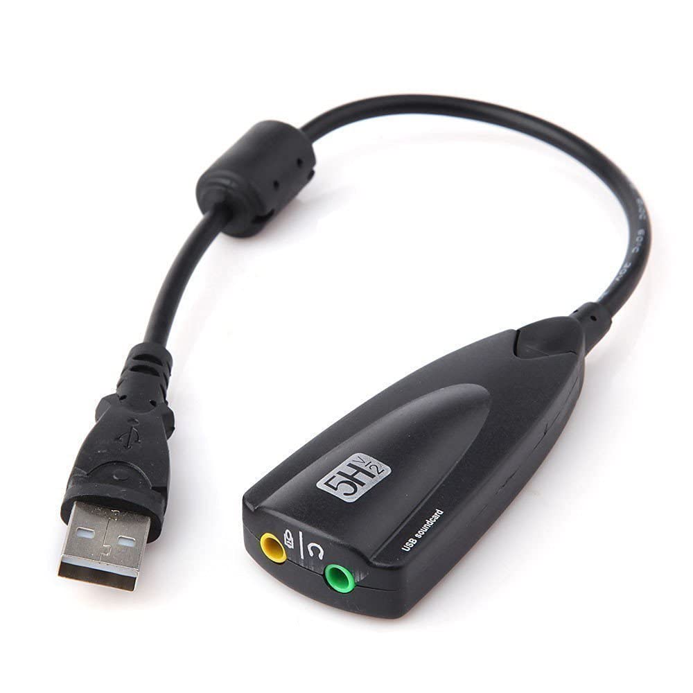 USB Sound Card 7.1 External Audio Adapter