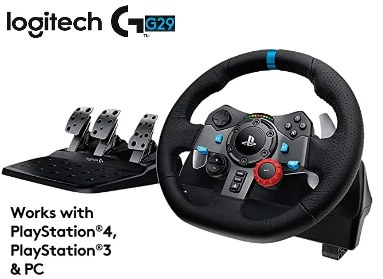 ​Logitech G29 Steering Wheel For PS4 PC Support 3