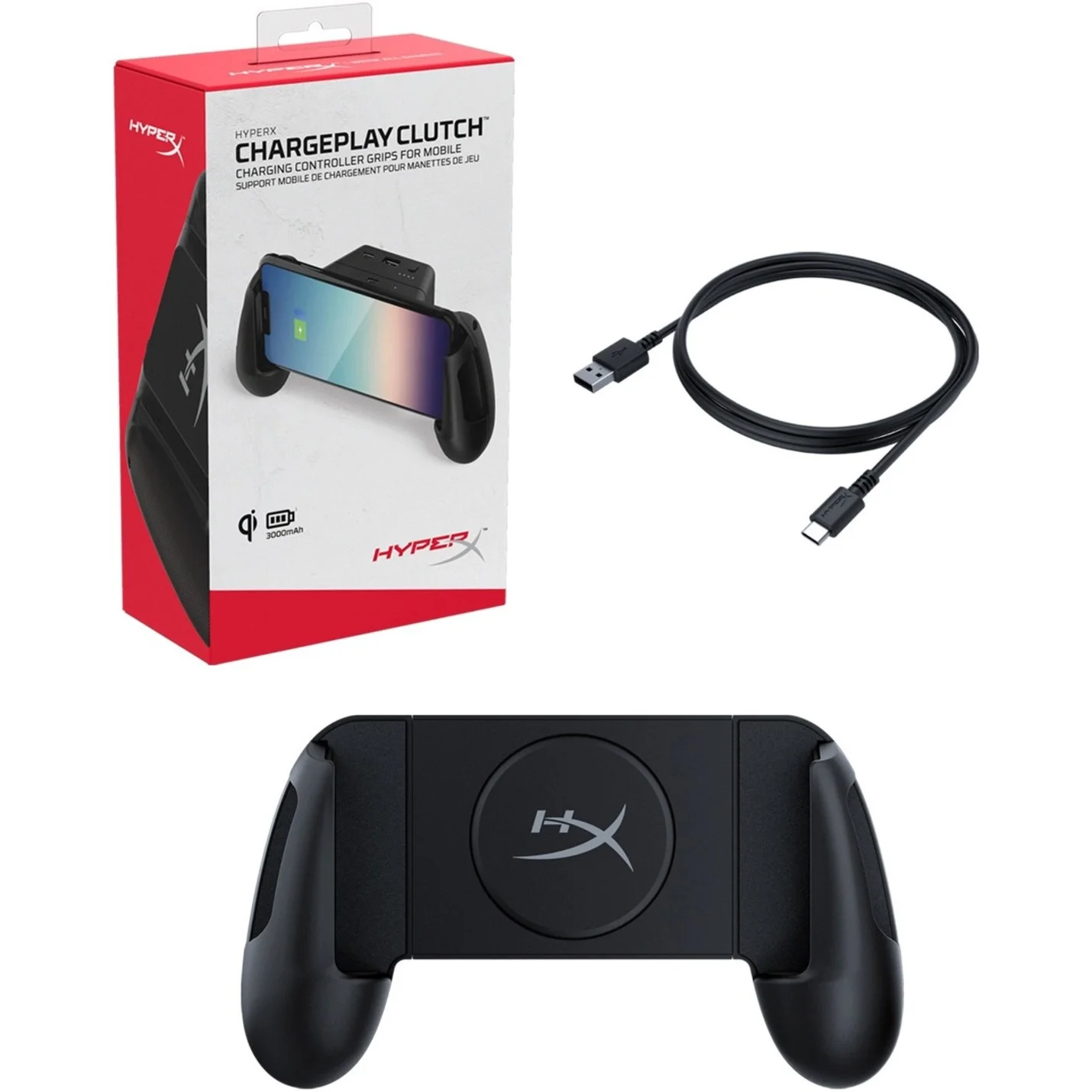 HyperX ChargePlay Clutch Wireless Charging Controller Grips for Mobile