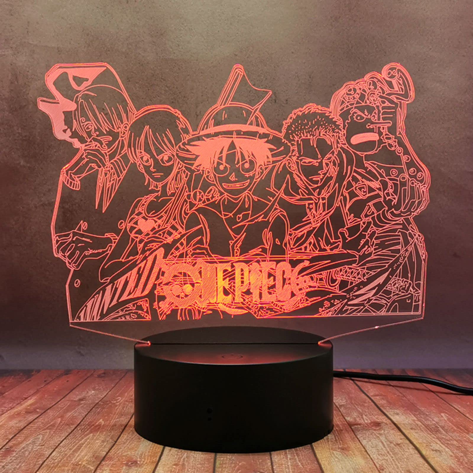 One Piece - Original 3D Anime Night Light Lamp LED