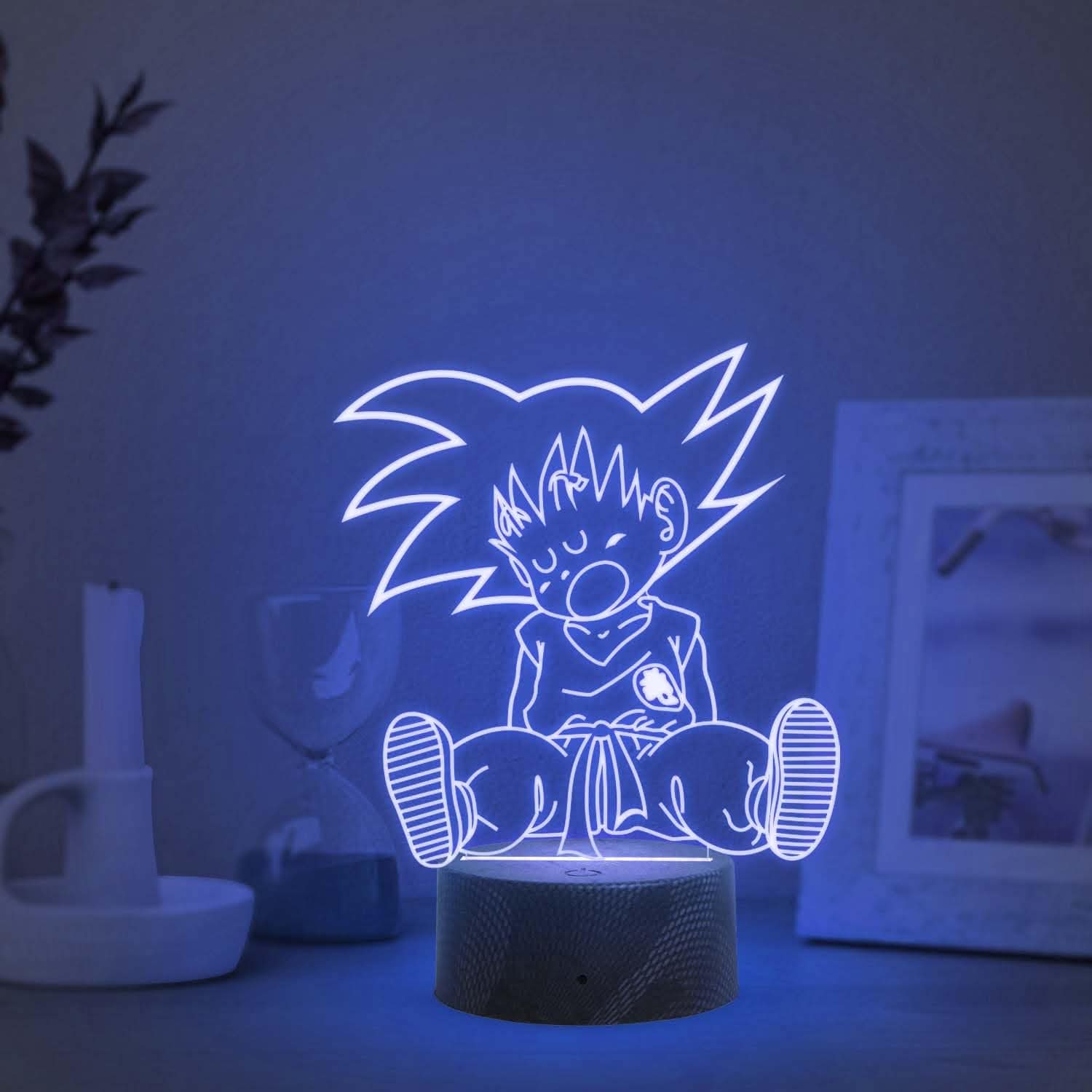 Goku Little - Dragon Ball Z Original 3D Anime Night Light Lamp LED