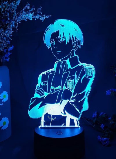 Levi Ackerman - Attack on Titan Original 3D Anime Night Light Lamp LED