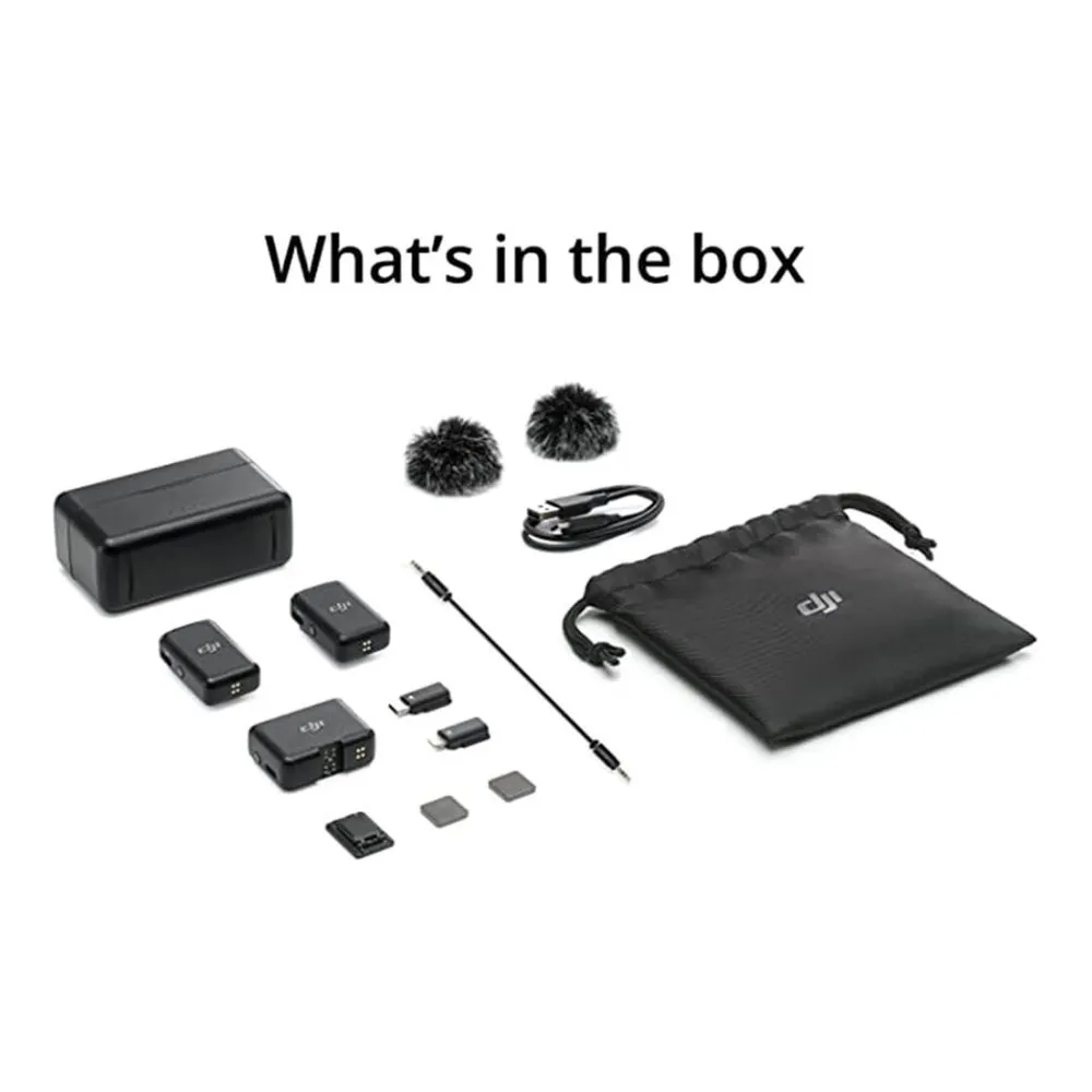 DJI Mic – 2 Person Compact Digital Wireless Microphone 5