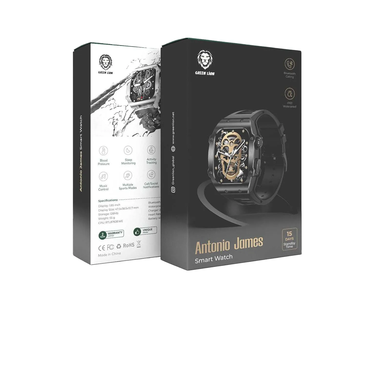 Green Lion Antonio James Smart Watch 2