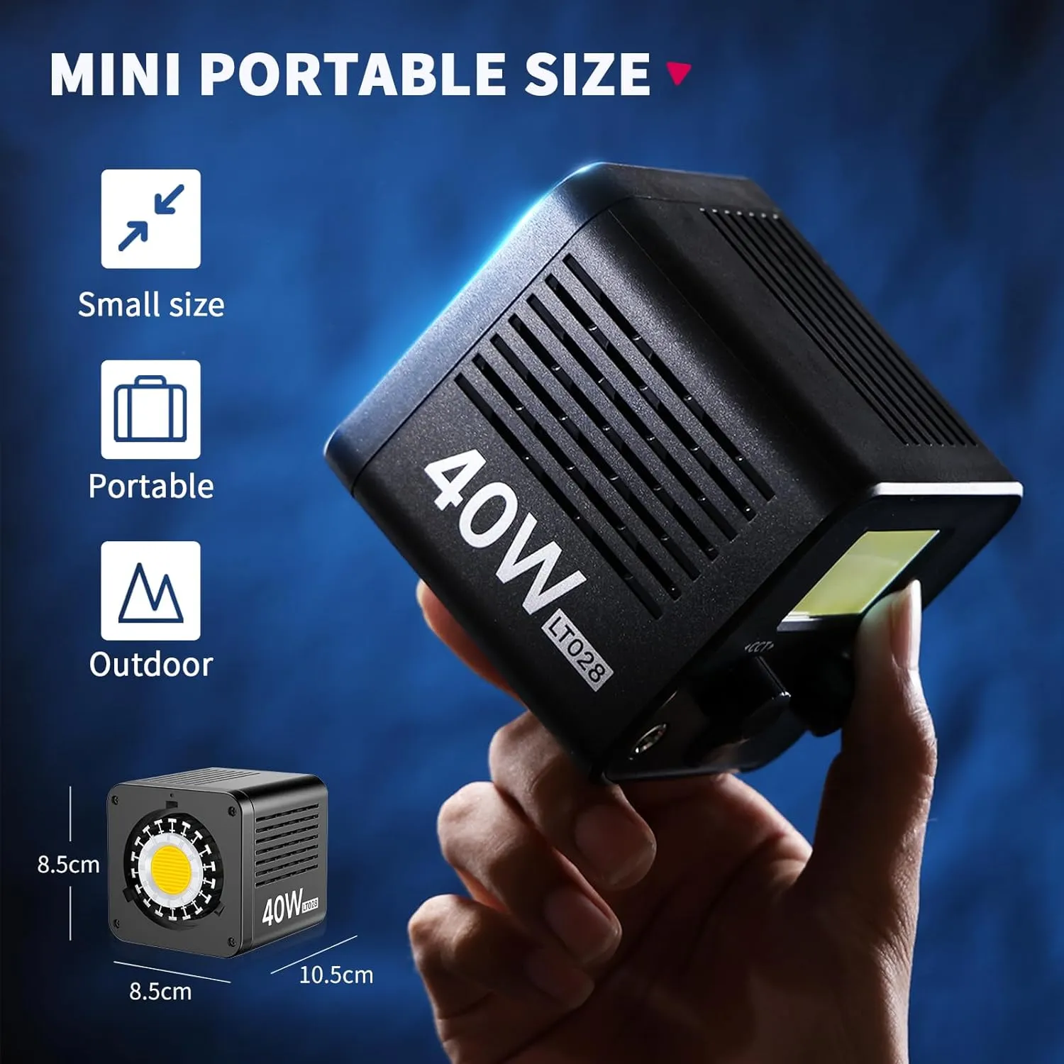 ULANZI LT028 40W Portable LED Video Light 3