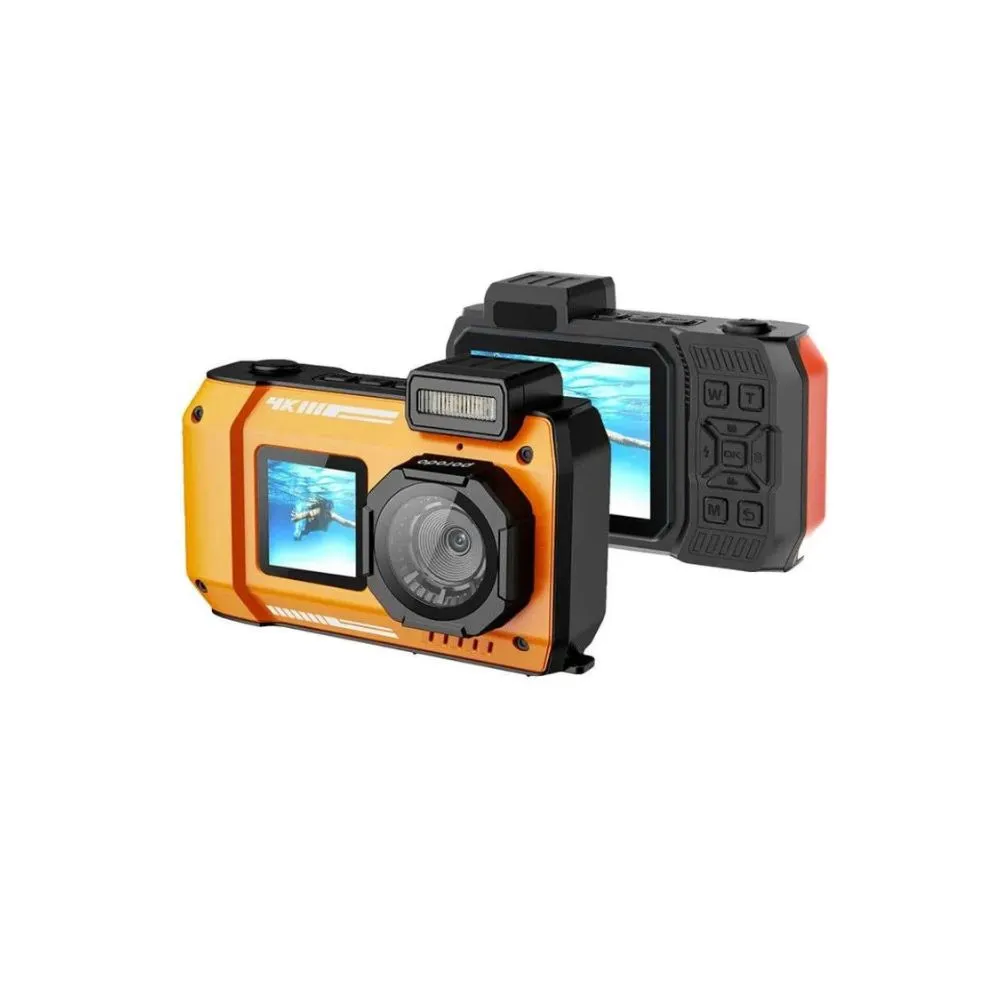 Porodo Waterproof Digital Camera Dual Screen & 18x Zoom 5