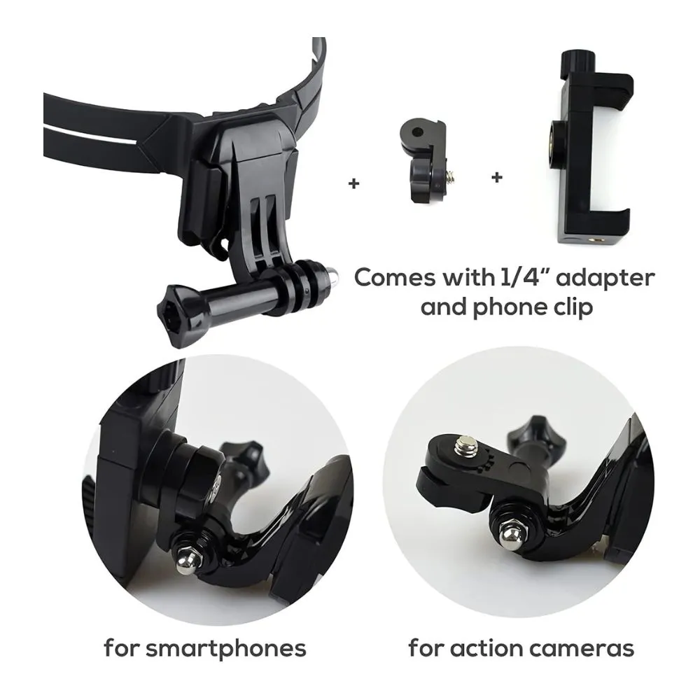 MAKINGTEC Motorcycle Helmet Chin Mount Kit for Gopro 4