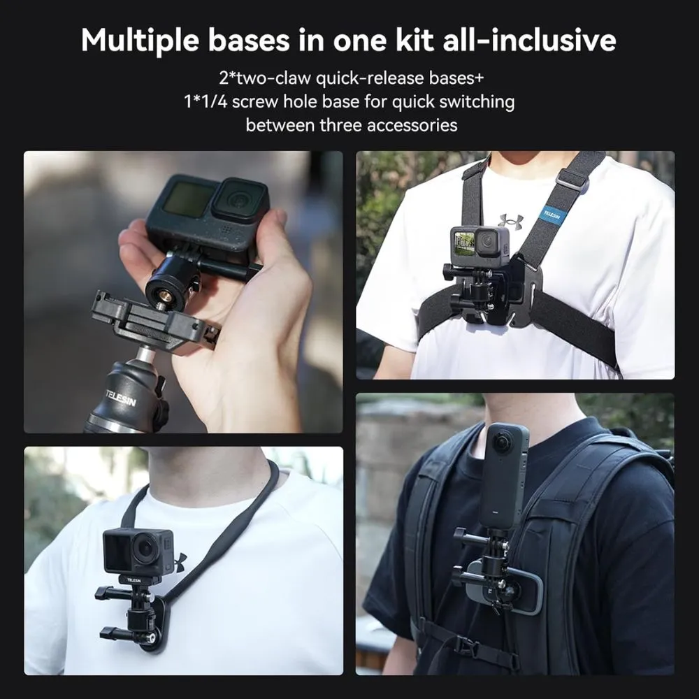 TELESIN ElectronGeek Mount Adapter Base for GoPro Accessories 5