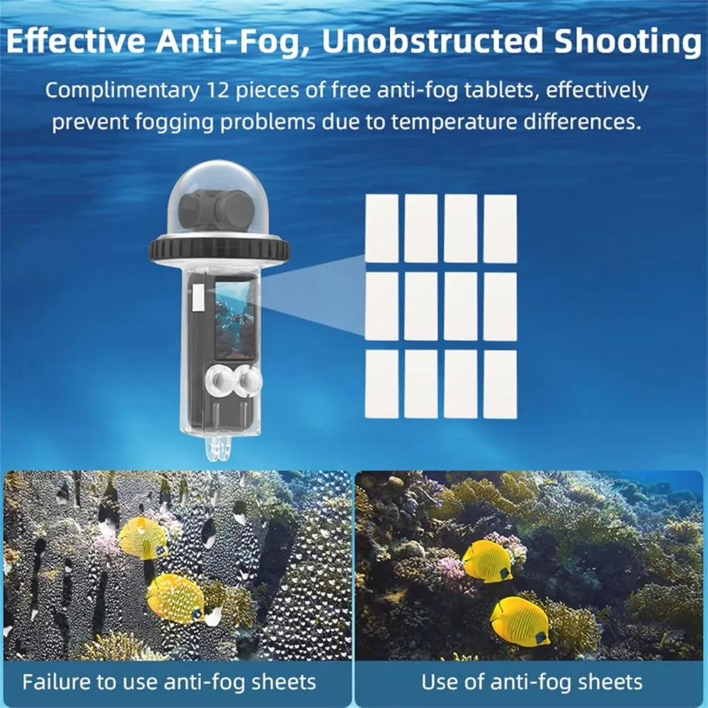 PFUTURE 40M Waterproof Dive Case for DJI Osmo Pocket 3 6
