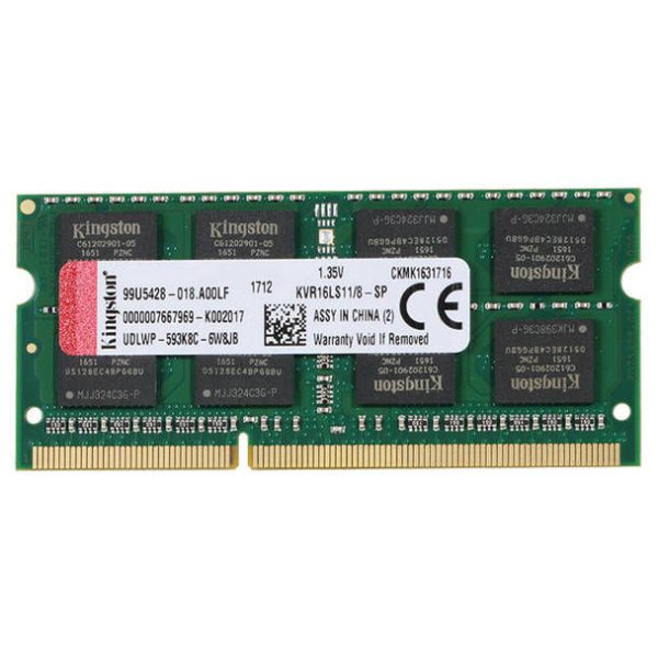 8GB DDR3L LAPTOP RAM Kingston