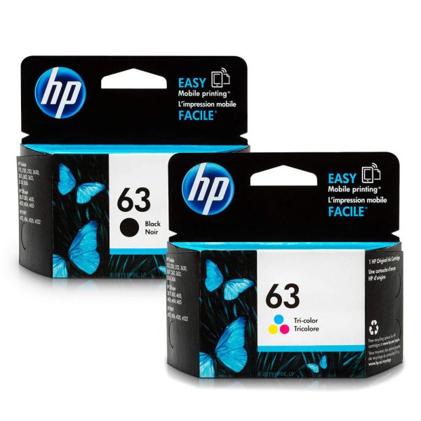 INK HP 63 BLACK AND COLOR