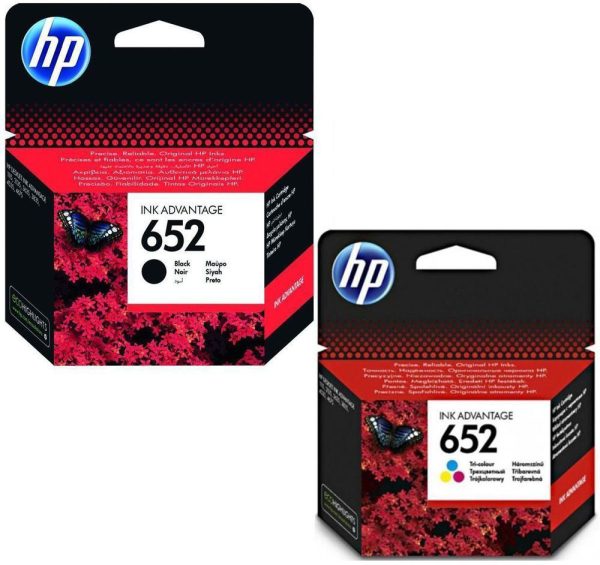 INK HP 652 BLACK AND COLOR