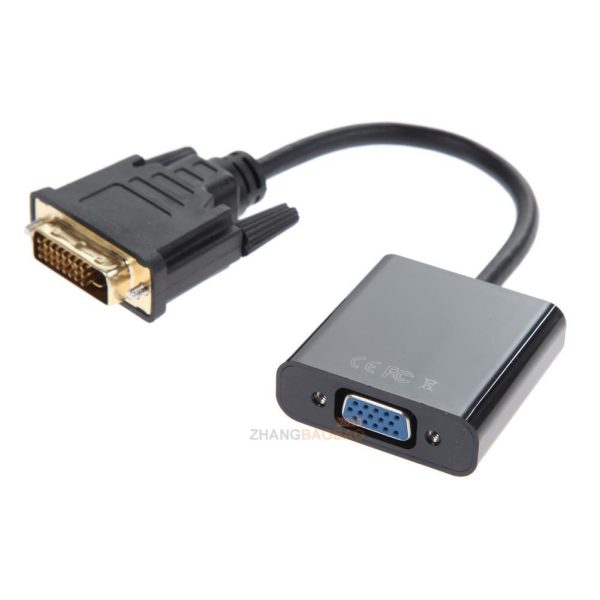 DVI 24+1 to VGA Converter