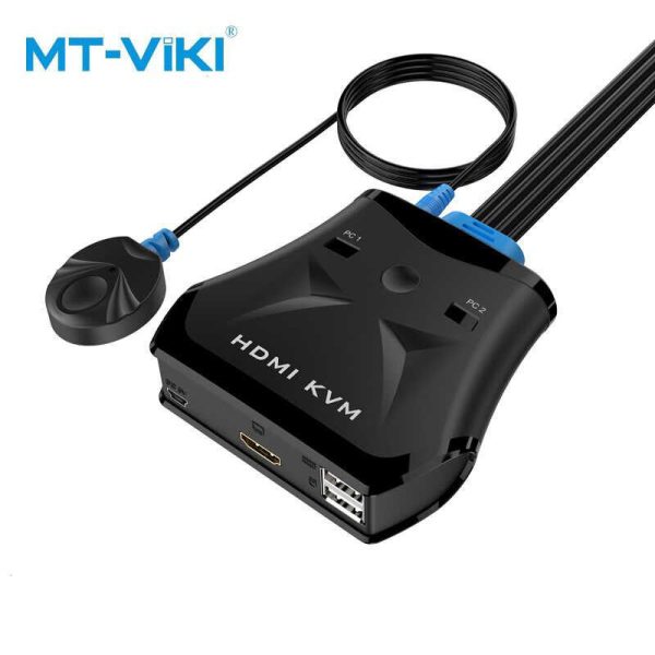 2-Port HDMI KVM Switch With Cables