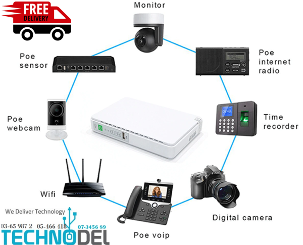Mini UPS for Router + Power Bank