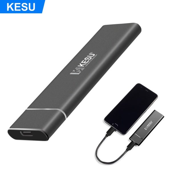 Aluminum M.2 NVME SSD Enclosure Adapter, USB 1