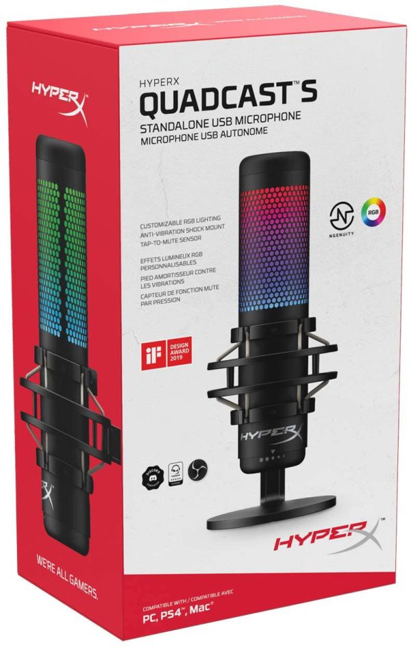 HyperX QuadCast S RGB Microphone
