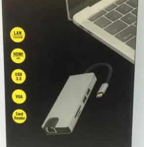 Type-C 8 in 1 Adapter