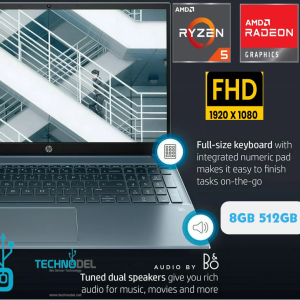 HP Pavilion Ryzen 5 8GB RAM, 512GB SSD
