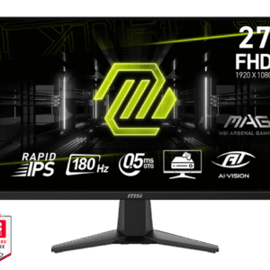 MSI MAG 275F Gaming Monitor: 27″ FHD Rapid IPS, 180 Hz Refresh Rate