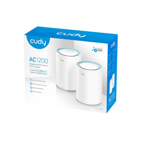 CUDY AX1500 Gigabit Wi-Fi 6 Mesh Solution (2-Pack)