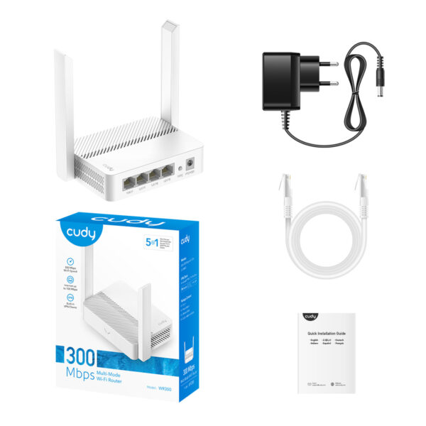 Cudy 5 in 1 Wi-Fi Router | WR300 - Image 3