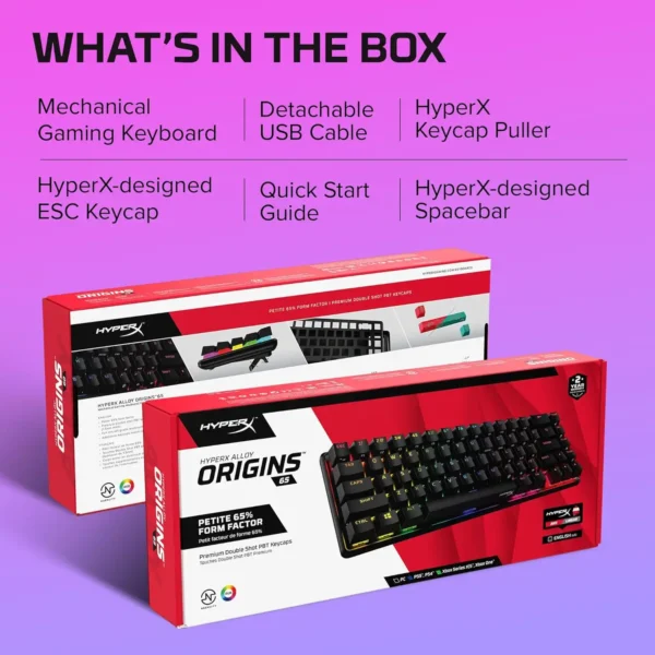 HyperX Alloy Origins 65 - Mechanical Gaming Keyboard - Image 4