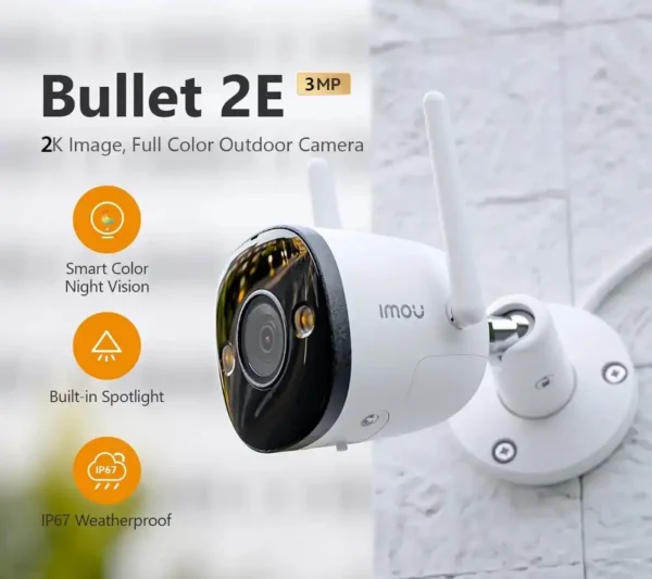 Imou 2K(3MP) Outdoor WiFi Surveillance Camera - Image 4