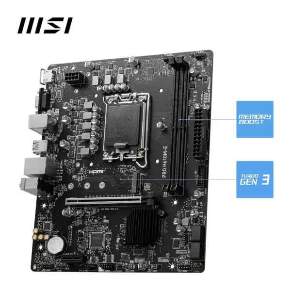 MSI PRO H610M-E Motherboard - Image 4