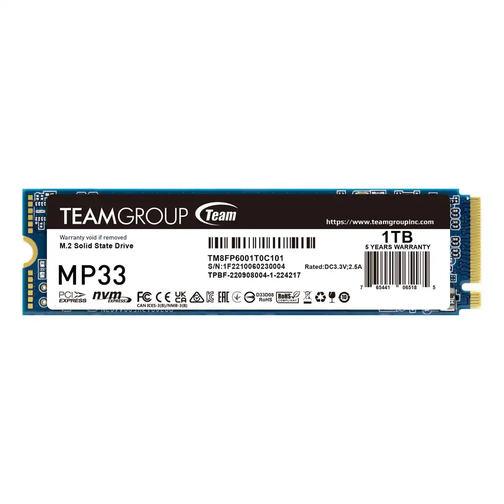 TEAM GROUP MP33 M.2 2280 1TB PCIe SSD - Image 2
