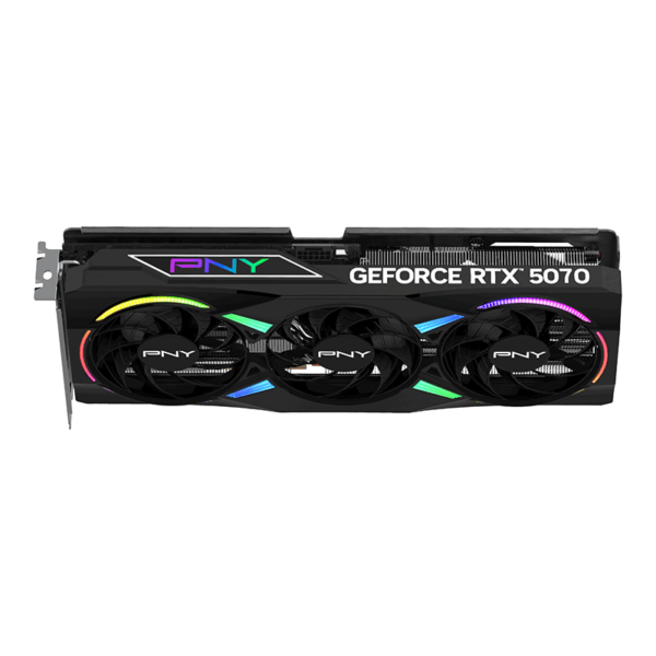 PNY GeForce RTX™ 5070 ARGB EPIC-X RGB™ Overclocked Triple Fan GPU - Image 4