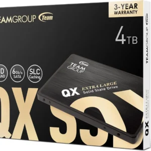 Team Group QX 2.5" 4TB SATA III 3D NAND Internal Solid State Drive (SSD)