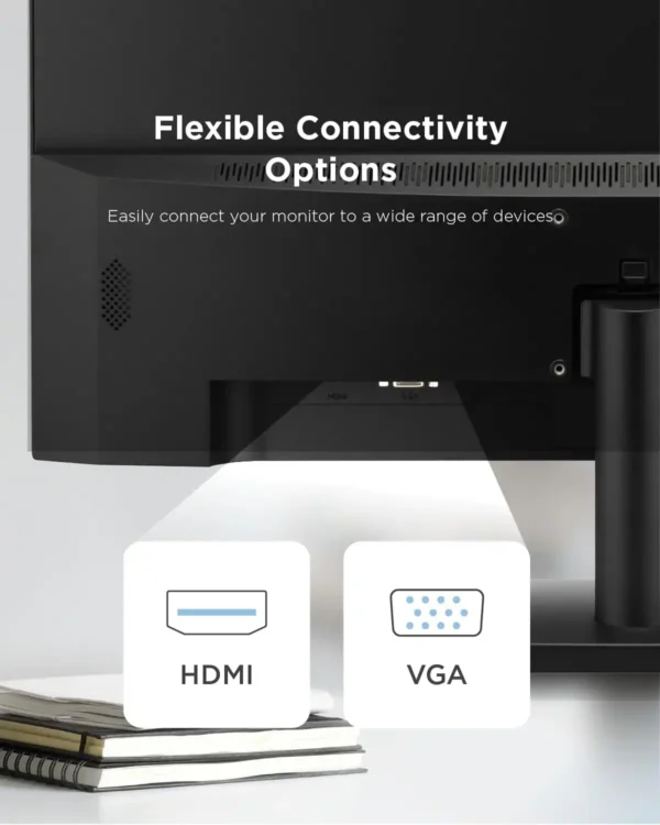 ViewSonic VA270-H 27" Frameless FHD SuperClear IPS LED Monitor with VGA and HDMI - Image 2