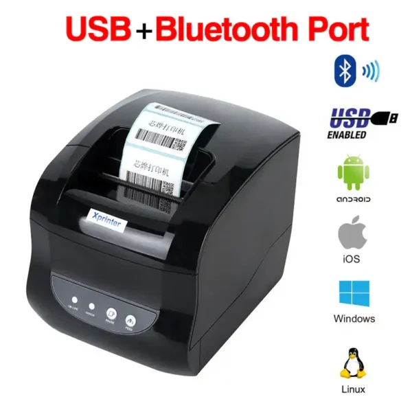 Xprinter XP-365B Thermal Barcode Label Printer - Image 4