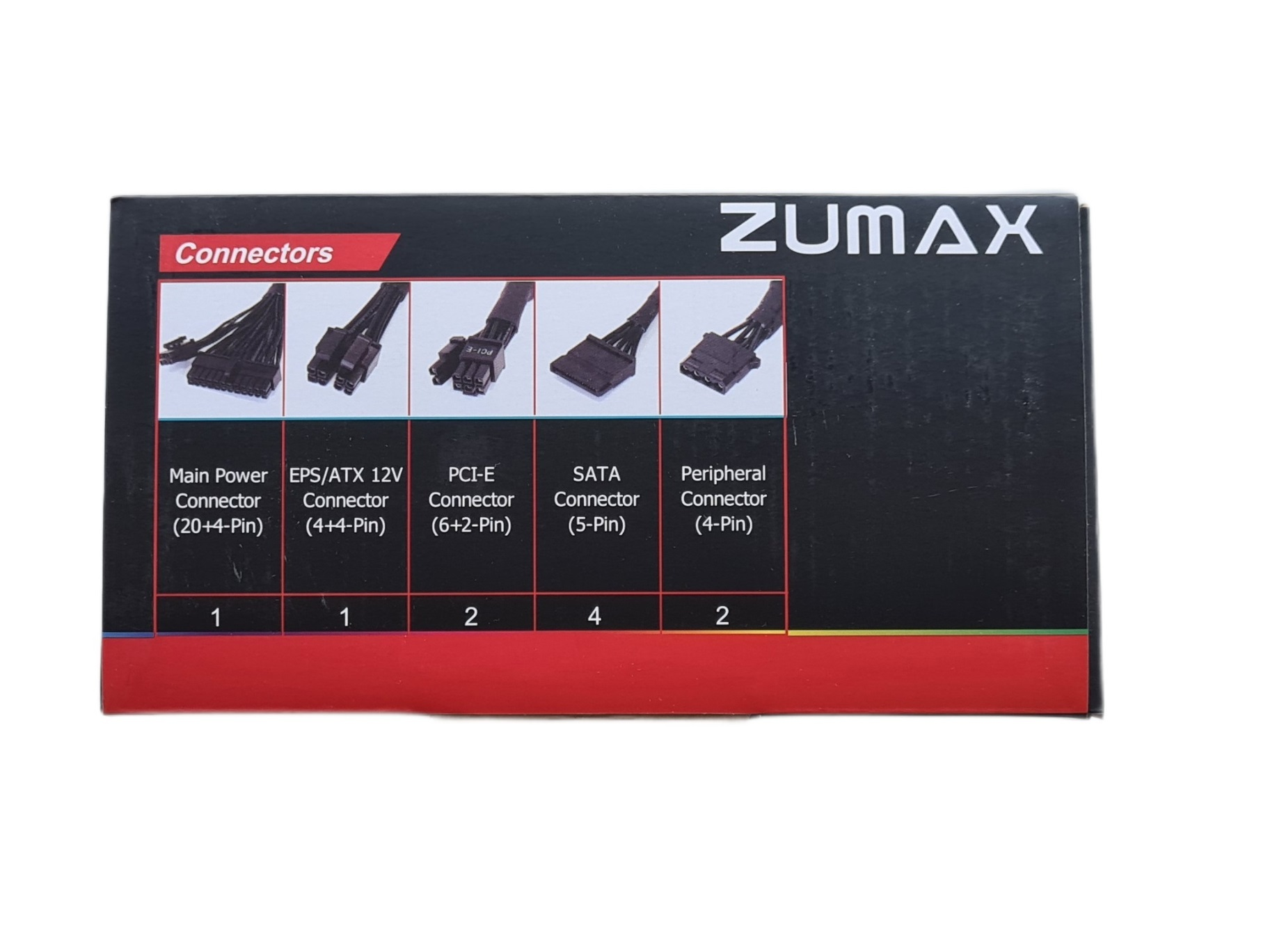 Zumax 750W Power Supply | 80+ Bronze Certified, High-Efficiency PSU for Gaming & Workstations - Image 2