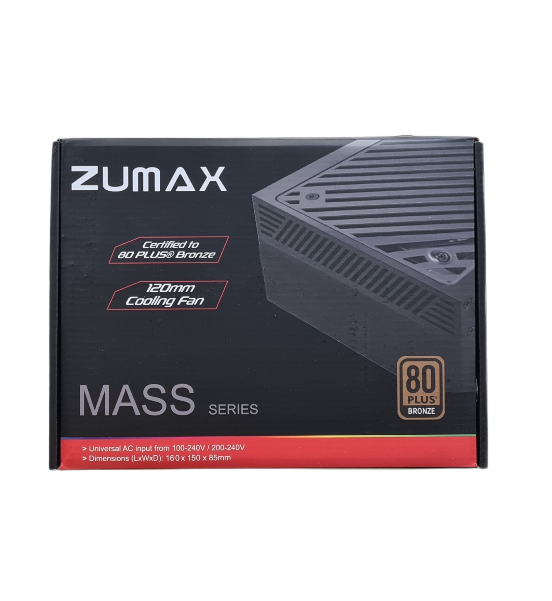 Zumax 750W Power Supply | 80+ Bronze Certified, High-Efficiency PSU for Gaming & Workstations