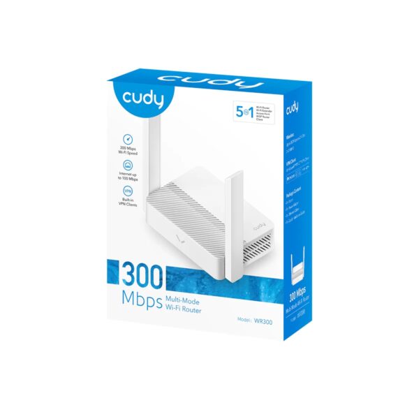 Cudy 5 in 1 Wi-Fi Router | WR300