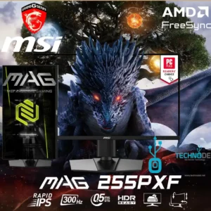 MSI MAG 255PXF 300Hz 0.5ms Rapid IPS 25-inch Monitor