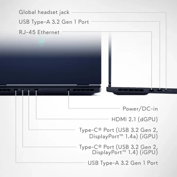 Alienware AC16250 – 16" WQXGA, i7-240H, RTX 5060, 1TB SSD - Image 6