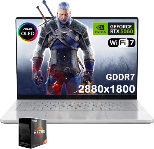 Asus ROG Zephyrus G14 – Ryzen 9, RTX 5060, 3K OLED 120Hz