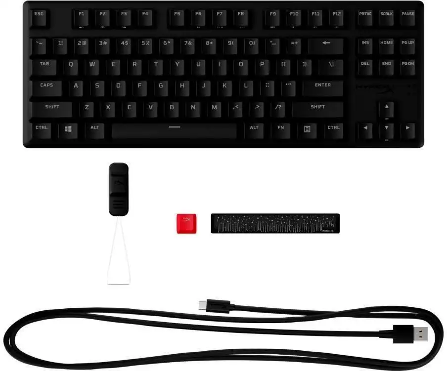 HyperX Alloy Origins PBT HX Aqua Mechanical Gaming Keyboard - Image 2