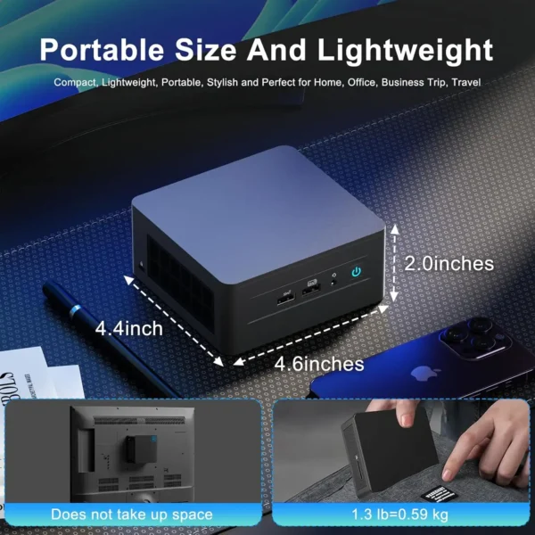 Intel NUC 12 Pro Mini PC – i5-1240P, 16GB RAM, 512GB SSD - Image 4